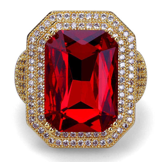 Hip hop Ruby Ring