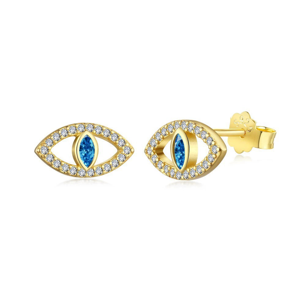 Devil's Eye Blue Earrings