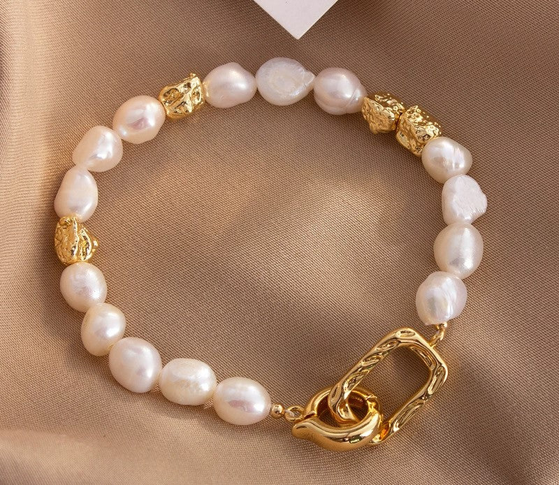 Baroque Natural Freshwater Pearl Bracelet