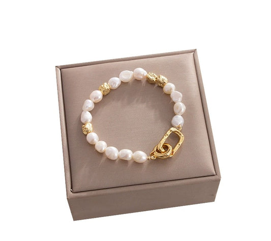 Baroque Natural Freshwater Pearl Bracelet