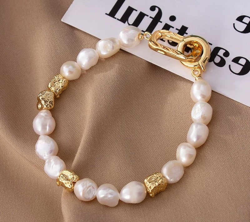 Baroque Natural Freshwater Pearl Bracelet