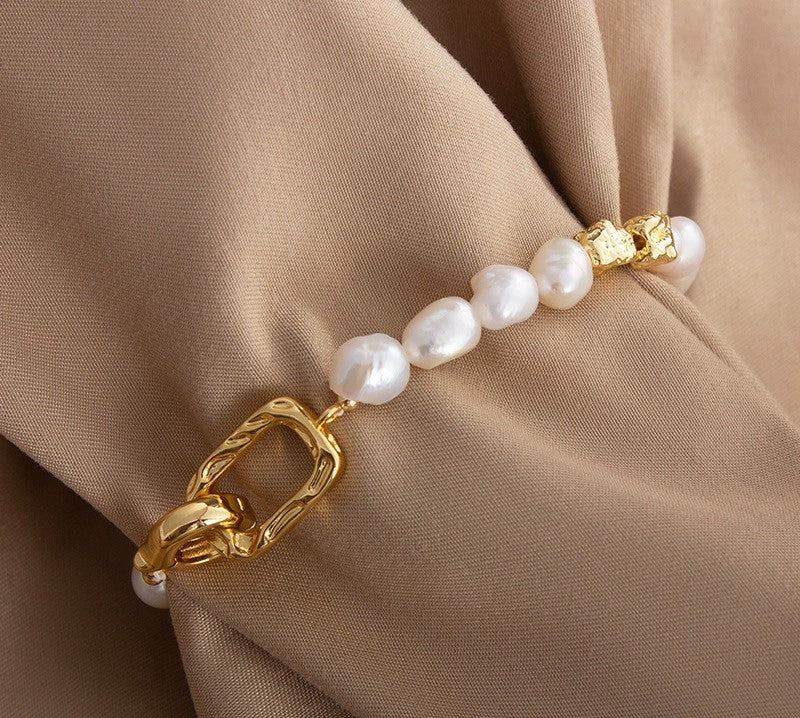 Baroque Natural Freshwater Pearl Bracelet