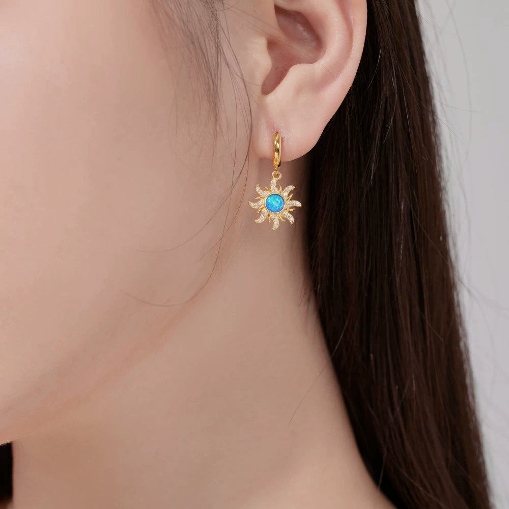 Aobao Opal Opal Earrings