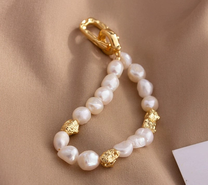 Baroque Natural Freshwater Pearl Bracelet