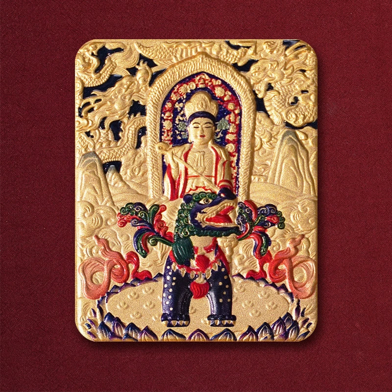 Wuye relief thangka Tibetan necklace